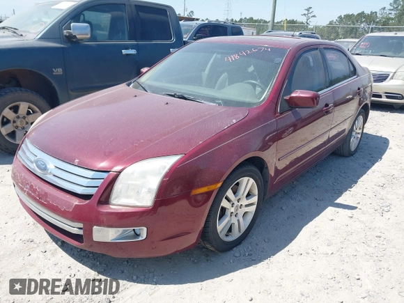 2007 Ford Fusion SEL with VIN 3FAHP08117R137542, listed as a IAAI auction lot 41842674 with 203,220 mi miles. Bid and sale history available at carsss.com. Image 2.