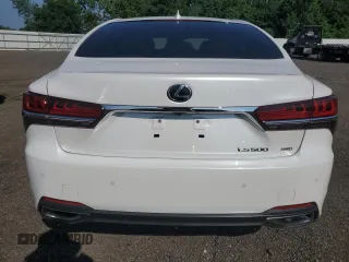 2018 Lexus LS 500 with VIN JTHC51FF9J5004745, listed as a Copart auction lot 62578845 with 63,292 mi miles and Salvage title. Bid and sale history available at DreamBid. Image 6.