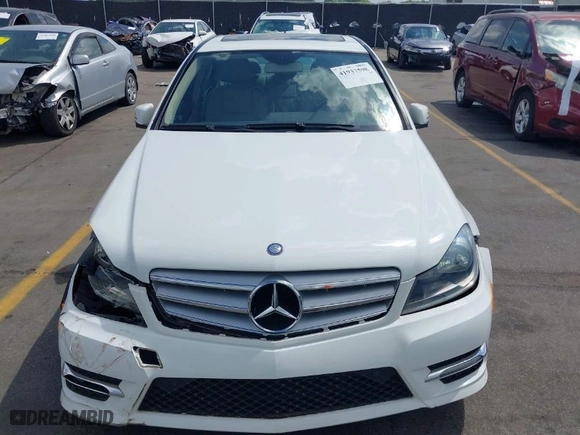 2013 Mercedes-Benz C-Class C 250 Sport with VIN WDDGF4HB9DR258664, listed as a IAAI auction lot 41937598 with 72,503 mi miles. Bid and sale history available at carsss.com. Image 13.