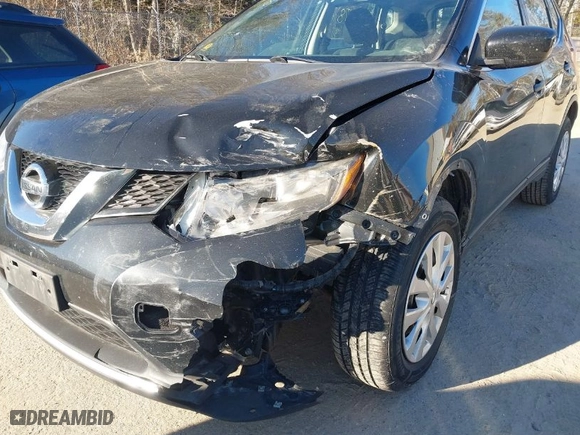 2016 Nissan Rogue S with VIN JN8AT2MV7GW134870, listed as a IAAI auction lot 41287178 with 130929 miles. Bid and sale history available at carsss.com. Image 6.
