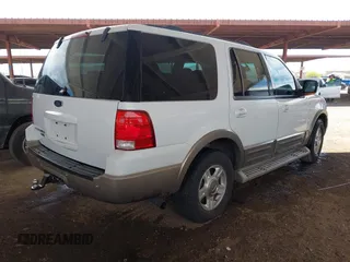 2003 Ford Expedition Eddie Bauer with VIN 1FMPU17L73LC55526, listed as a IAAI auction lot 42058899 with 280,180 mi miles and . Bid and sale history available at DreamBid. Image 4.