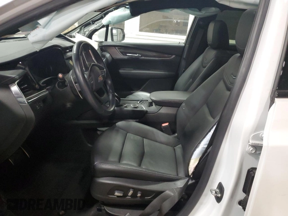 2021 Cadillac XT5 AWD Sport with VIN 1GYKNGRS5MZ142444, listed as a Copart auction lot 54502285 with 27,070 mi miles and Salvage title. Bid and sale history available at DreamBid. Image 7.