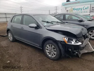 2016 Volkswagen Golf TSI SE with VIN 3VW217AU6GM052804, listed as a Copart auction lot 45570153 with 65,024 mi miles. Bid and sale history available at carsss.com. Image 4.
