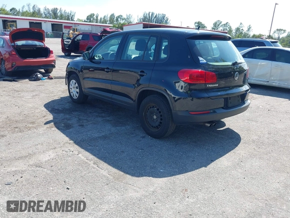 2017 Volkswagen Tiguan S with VIN WVGAV7AX5HK048843, listed as a IAAI auction lot 42029583 with 73,892 mi miles and . Bid and sale history available at DreamBid. Image 3.
