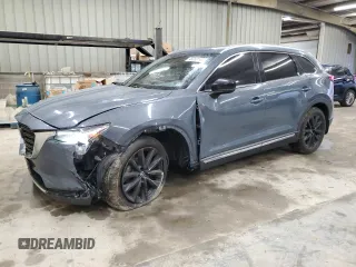 2021 Mazda CX-9 Carbon Edition with VIN JM3TCADY2M0527657, listed as a Copart auction lot 46650145 with 69,439 mi miles and Salvage Title. Bid and sale history available at carsss.com. Image 1.