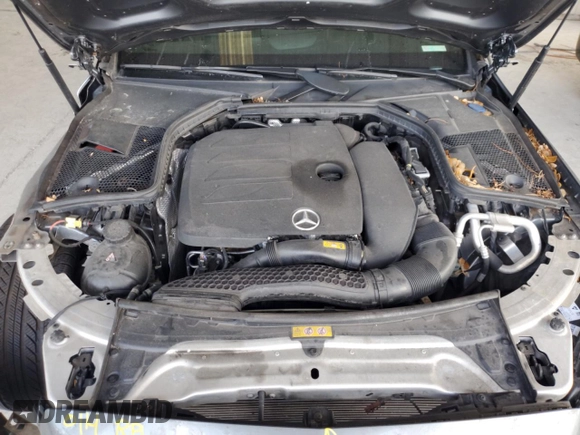 2021 Mercedes-Benz C 300 with VIN W1KWF8DB0MR652336, listed as a Copart auction lot 50936485 with 44,266 mi miles and Salvage Title. Bid and sale history available at carsss.com. Image 11.