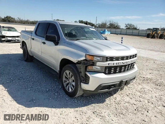 2020 Chevrolet Silverado 1500 Custom with VIN 3GCPWBEHXLG212637, listed as a Copart auction lot 42171255 with 105,055 mi miles and Salvage Title. Bid and sale history available at carsss.com. Image 10.
