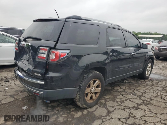 2015 GMC Acadia SLE z VIN 1GKKVPKD2FJ209072, wystawiony jako Copart lot #54485695 z przebiegiem 174 322 mil mil oraz Czysty tytuł • Clean title. Historia ofert i sprzedaży dostępna na DreamBid. Obrazek 3.