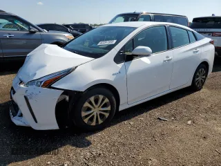 2021 Toyota Prius L Eco with VIN JTDKAMFU9M3149079, listed as a Copart auction lot 62297335 with 81,890 mi miles and Salvage title. Bid and sale history available at DreamBid. Image 1.