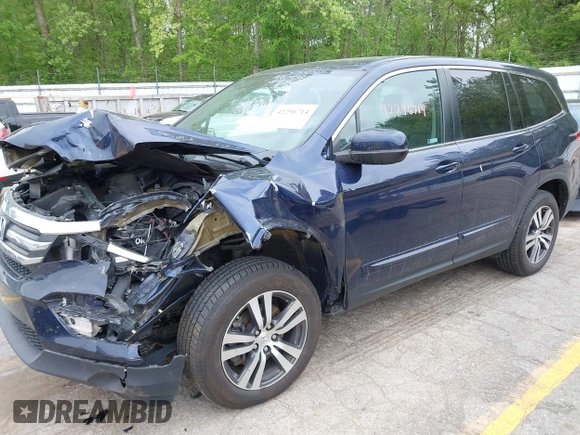 2018 Honda Pilot EX-L with VIN 5FNYF6H57JB046433, listed as a IAAI auction lot 42296714 with Not provided miles and . Bid and sale history available at DreamBid. Image 16.