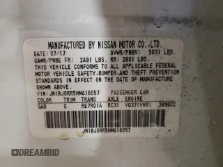 2017 Infiniti QX50 z VIN JN1BJ0RR5HM416057, wystawiony jako Copart lot #44935765 z przebiegiem 59 124 mil mil oraz Szkoda całkowita • Salvage title. Historia ofert i sprzedaży dostępna na DreamBid. Obrazek 14.