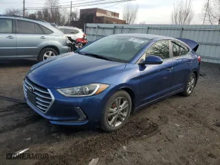 2017 Hyundai Elantra SE with VIN 5NPD84LF5HH142487, listed as a Copart auction lot 49611955 with 173,285 mi miles and Salvage Title. Bid and sale history available at carsss.com. Image 1.