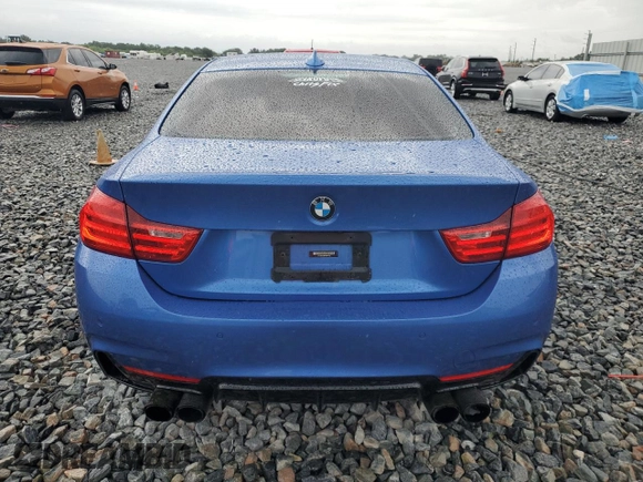 2014 BMW 4 Series 435i xDrive with VIN WBA3R5C50EK187272, listed as a Copart auction lot 56579855 with 129,873 mi miles and Salvage title. Bid and sale history available at DreamBid. Image 6.