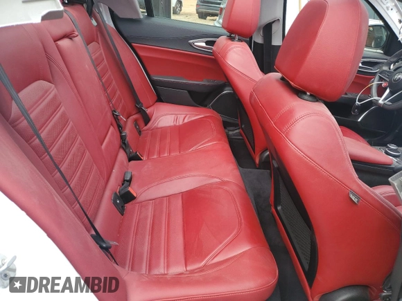 2019 Alfa Romeo Giulia Ti Sport with VIN ZARFAMBN3K7615486, listed as a Copart auction lot 73478434 with 71,128 mi miles and Salvage Title. Bid and sale history available at carsss.com. Image 10.