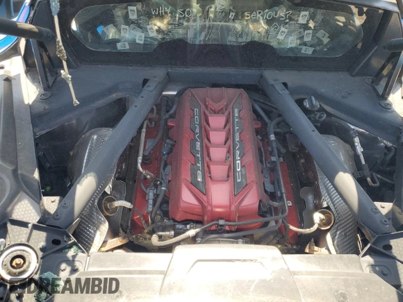 2023 Chevrolet Corvette 2LT with VIN 1G1YB2D41P5123978, listed as a Copart auction lot 53320615 with 10,781 mi miles and Salvage title. Bid and sale history available at DreamBid. Image 11.