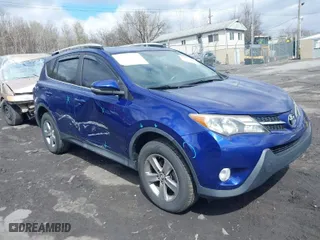 2015 Toyota RAV4 XLE with VIN 2T3RFREV7FW364337, listed as a IAAI auction lot 41975731 with 107,769 mi miles. Bid and sale history available at carsss.com. Image 1.