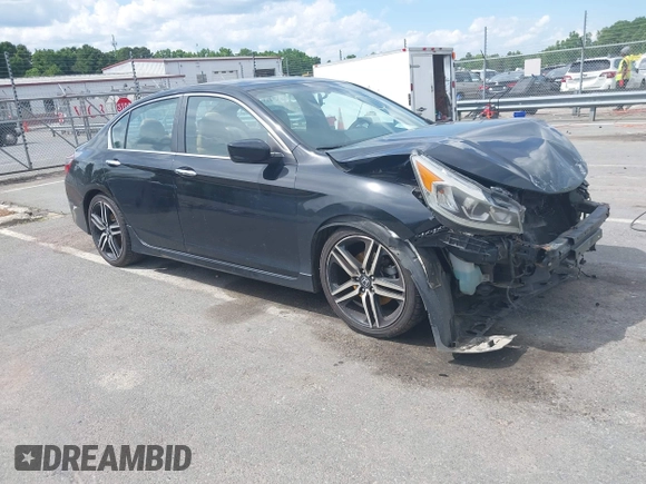 2016 Honda Accord Sport с VIN 1HGCR2F54GA023966, выставлен на аукционе IAAI как лот 42198212 с пробегом 140 153 миль миль и . История ставок и продаж доступна на DreamBid. Изображение 1.