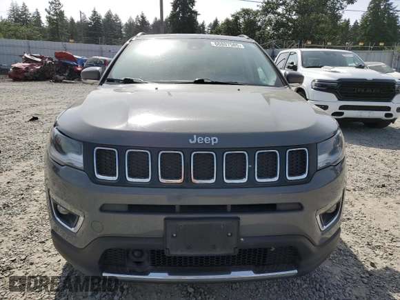 2021 Jeep Compass Limited with VIN 3C4NJDCB4MT603159, listed as a Copart auction lot 60807565 with 88,603 mi miles and Salvage title. Bid and sale history available at DreamBid. Image 5.