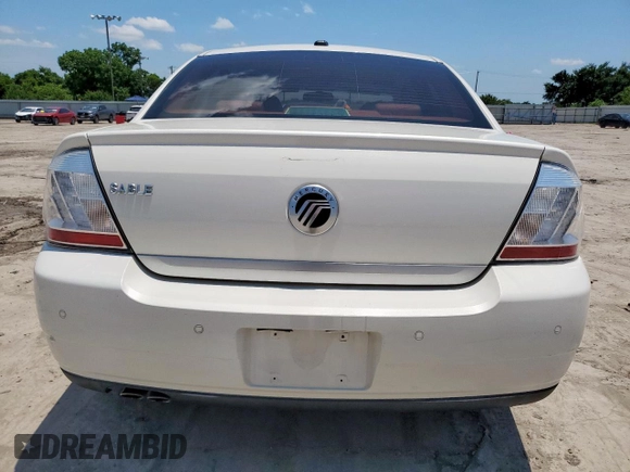 2009 Mercury Sable with VIN 1MEHM40W69G633236, listed as a Copart auction lot 61373655 with 95,506 mi miles and Salvage title. Bid and sale history available at DreamBid. Image 6.
