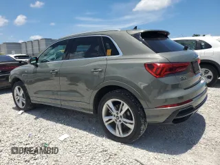 2022 Audi Q3 S line Premium with VIN WA1DECF36N1128695, listed as a Copart auction lot 61494915 with 26,725 mi miles and Salvage title. Bid and sale history available at DreamBid. Image 2.