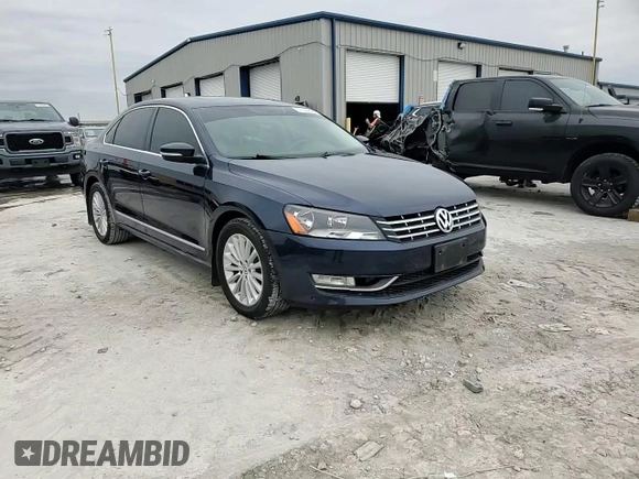 2015 Volkswagen Passat SEL Premium with VIN 1VWCV7A34FC051649, listed as a Copart auction lot 57794895 with 159,824 mi miles and Salvage title. Bid and sale history available at DreamBid. Image 14.