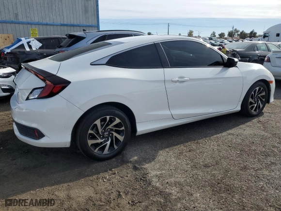 2017 Honda Civic Coupe LX-P with VIN 2HGFC4B0XHH311322, listed as a Copart auction lot 87868065 with 84,807 mi miles and Salvage Title. Bid and sale history available at carsss.com. Image 3.