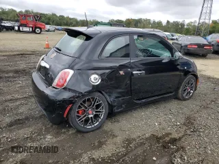 2017 FIAT 500 Abarth z VIN 3C3CFFFH8HT659135, wystawiony jako Copart lot #73929284 z przebiegiem 52 019 mil mil oraz Szkody całkowita. Historia ofert i sprzedaży dostępna na DreamBid. Obrazek 3.