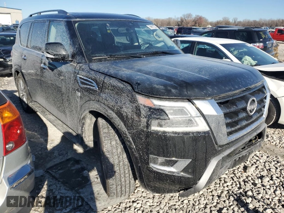 2022 Nissan Armada SL with VIN JN8AY2BA9N9393941, listed as a Copart auction lot 82236044 with 57,647 mi miles and Clean Title. Bid and sale history available at carsss.com. Image 4.