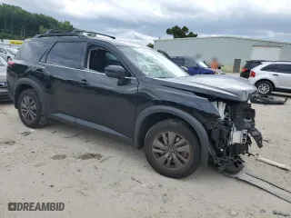 2023 Nissan Pathfinder SV with VIN 5N1DR3BA8PC267356, listed as a Copart auction lot 68191064 with 26,191 mi miles and Salvage Title. Bid and sale history available at carsss.com. Image 4.
