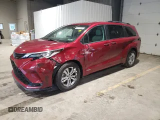 2021 Toyota Sienna XSE with VIN 5TDDSKFC4MS004368, listed as a Copart auction lot 63181665 with 53,657 mi miles and Salvage title. Bid and sale history available at DreamBid. Image 1.