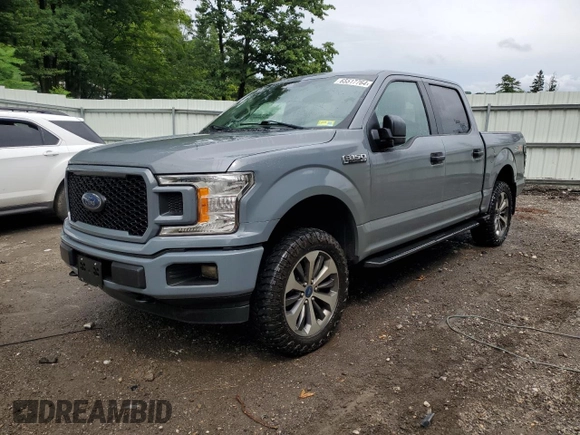 2019 Ford F-150 XL with VIN 1FTEW1EP1KKE43619, listed as a Copart auction lot 65517764 with 84,214 mi miles and Non Repairable. Bid and sale history available at carsss.com. Image 1.