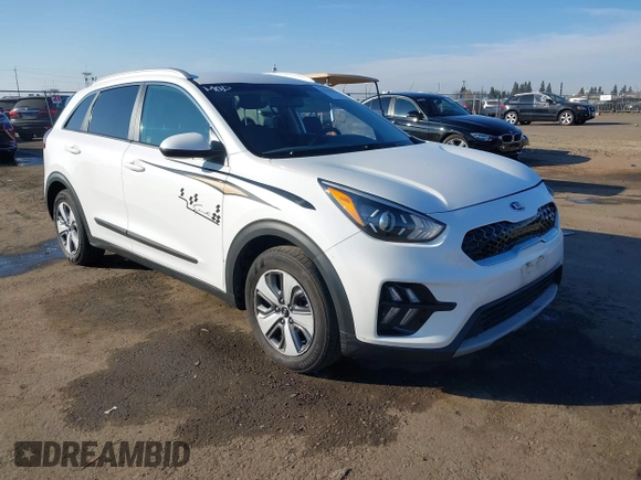 2020 Kia Niro LX with VIN KNDCB3LC8L5439162, listed as a IAAI auction lot 41397008 with 93,082 mi miles. Bid and sale history available at carsss.com. Image 1.