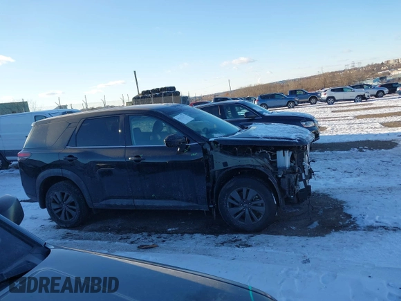 2024 Nissan Pathfinder S with VIN 5N1DR3AC1RC221213, listed as a IAAI auction lot 41213372 with 11,183 mi miles and . Bid and sale history available at DreamBid. Image 13.