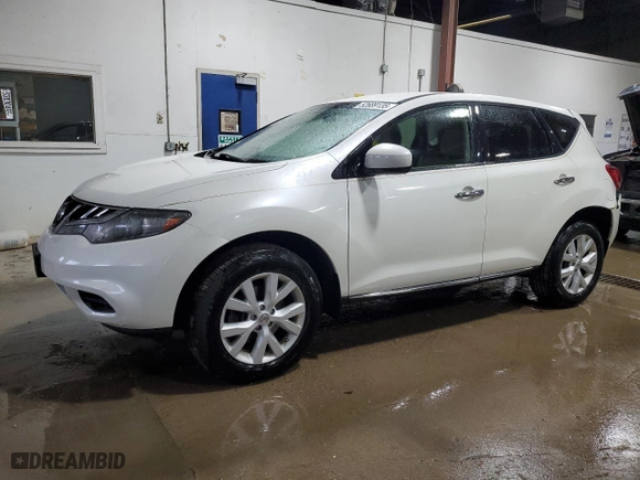 2012 Nissan Murano SV with VIN JN8AZ1MW7CW212706, listed as a Copart auction lot 52689135 with 188,834 mi miles and Salvage Title. Bid and sale history available at carsss.com. Image 1.