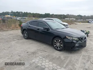 2015 Acura TLX Tech with VIN 19UUB1F56FA006877, listed as a IAAI auction lot 41809017 with 130,564 mi miles. Bid and sale history available at carsss.com. Image 1.