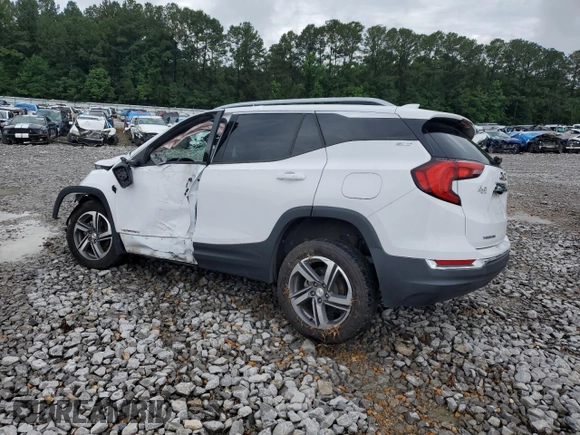 2020 GMC Terrain SLT with VIN 3GKALPEV9LL300950, listed as a Copart auction lot 57899775 with 140,000 mi miles and Salvage title. Bid and sale history available at DreamBid. Image 2.