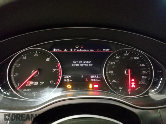 2016 Audi RS 7 Prestige z VIN WUAW2AFC0GN903129, wystawiony jako Copart lot #41250974 z przebiegiem 96 619 mil mil oraz . Historia ofert i sprzedaży dostępna na DreamBid. Obrazek 9.