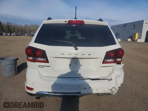 2017 Dodge Journey Crossroad Plus with VIN 3C4PDDGG3HT623222, listed as a Copart auction lot 55228475 with 120,447 mi miles and Salvage title. Bid and sale history available at DreamBid. Image 6.