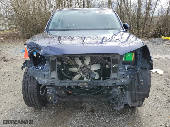 2018 Toyota 4Runner SR5 with VIN JTEBU5JR5J5567120, listed as a Copart auction lot 50935635 with 56,172 mi miles and Salvage Title. Bid and sale history available at carsss.com. Image 5.