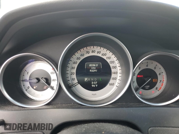 2015 Mercedes-Benz C 250 with VIN WDDGJ4HB0FG389236, listed as a Copart auction lot 58976105 with 93,291 mi miles and Salvage title. Bid and sale history available at DreamBid. Image 9.