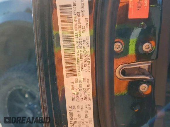 2013 Ram 2500 Laramie with VIN 3C6TR5NTXDG534831, listed as a Copart auction lot 68580554 with 131,820 mi miles and Salvage Title. Bid and sale history available at carsss.com. Image 12.