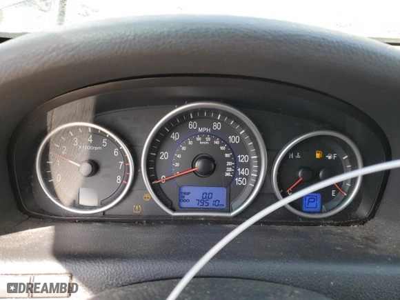 2008 Hyundai Veracruz GLS with VIN KM8NU73C88U033238, listed as a Copart auction lot 49709165 with 79,510 mi miles and Salvage Title. Bid and sale history available at carsss.com. Image 9.