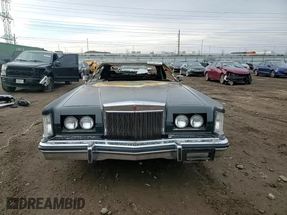 1977 Lincoln Continental with VIN 7Y89A809603, listed as a Copart auction lot 85104154 with Not Provided miles and Salvage Title. Bid and sale history available at DreamBid. Image 11.