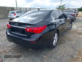 2015 Infiniti Q50 z VIN JN1BV7AR2FM421111, wystawiony jako IAAI lot #42209282 z przebiegiem 128 481 mil mil oraz . Historia ofert i sprzedaży dostępna na DreamBid. Obrazek 4.