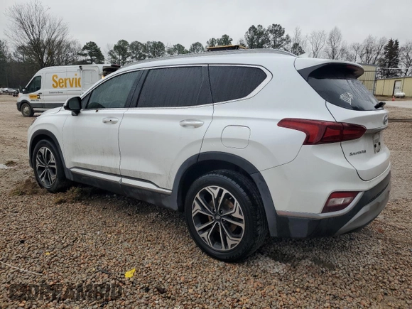 2019 Hyundai Santa Fe Ultimate with VIN 5NMS5CAA4KH019382, listed as a Copart auction lot 44592955 with 120,797 mi miles and Salvage Title. Bid and sale history available at carsss.com. Image 2.