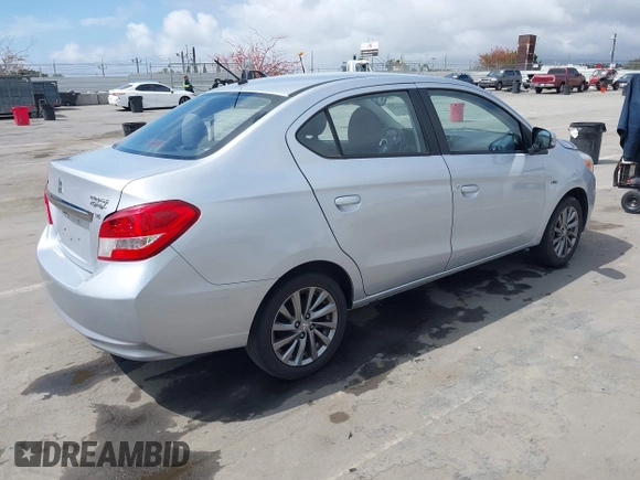 2017 Mitsubishi Mirage SE with VIN ML32F4FJ6HHF06515, listed as a IAAI auction lot 42191613 with 100,386 mi miles and . Bid and sale history available at DreamBid. Image 4.