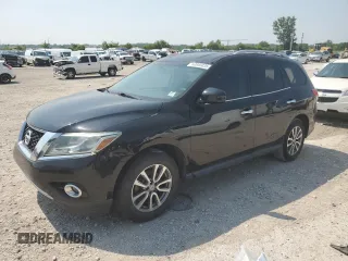 2015 Nissan Pathfinder S with VIN 5N1AR2MN4FC684016, listed as a Copart auction lot 60645035 with 133,702 mi miles and Clean title. Bid and sale history available at DreamBid. Image 1.