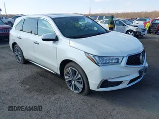 2019 Acura MDX w/Technology Pkg with VIN 5J8YD4H58KL020174, listed as a IAAI auction lot 41670357 with 56,268 mi miles. Bid and sale history available at carsss.com. Image 1.