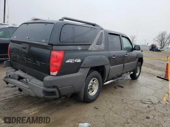 2004 Chevrolet Avalanche LS with VIN 3GNGK22G14G308771, listed as a Copart auction lot 86562484 with 289,294 mi miles and Salvage Title. Bid and sale history available at DreamBid. Image 3.