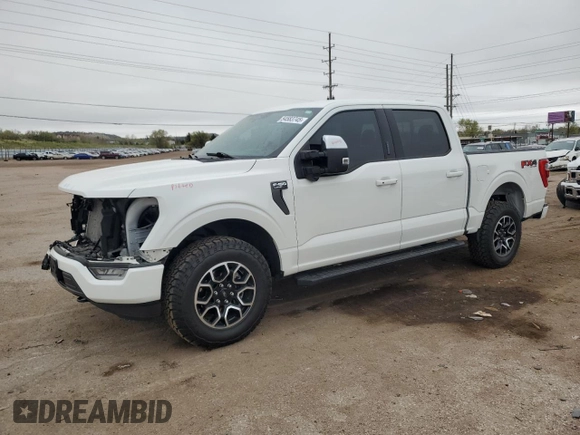 2022 Ford F-150 XL with VIN 1FTFW1E83NFC11064, listed as a Copart auction lot 54583745 with 34,722 mi miles and Salvage Title. Bid and sale history available at DreamBid. Image 1.